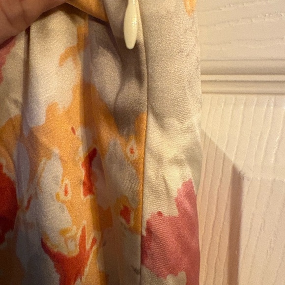 Ann Taylor Silk Floral Midi Skirt - Multicolor women’s 14 - Picture 5 of 11